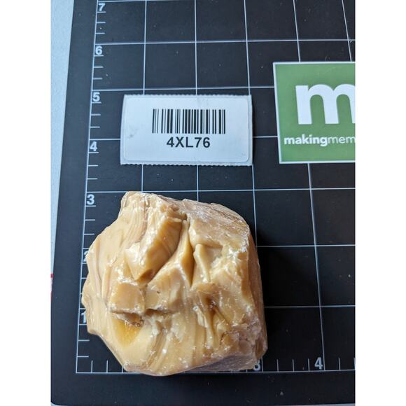 Carmel Chocolate Cream Art Glass Cullet Swirled Opaque Slag Glass #4XL76 - Picture 6 of 6